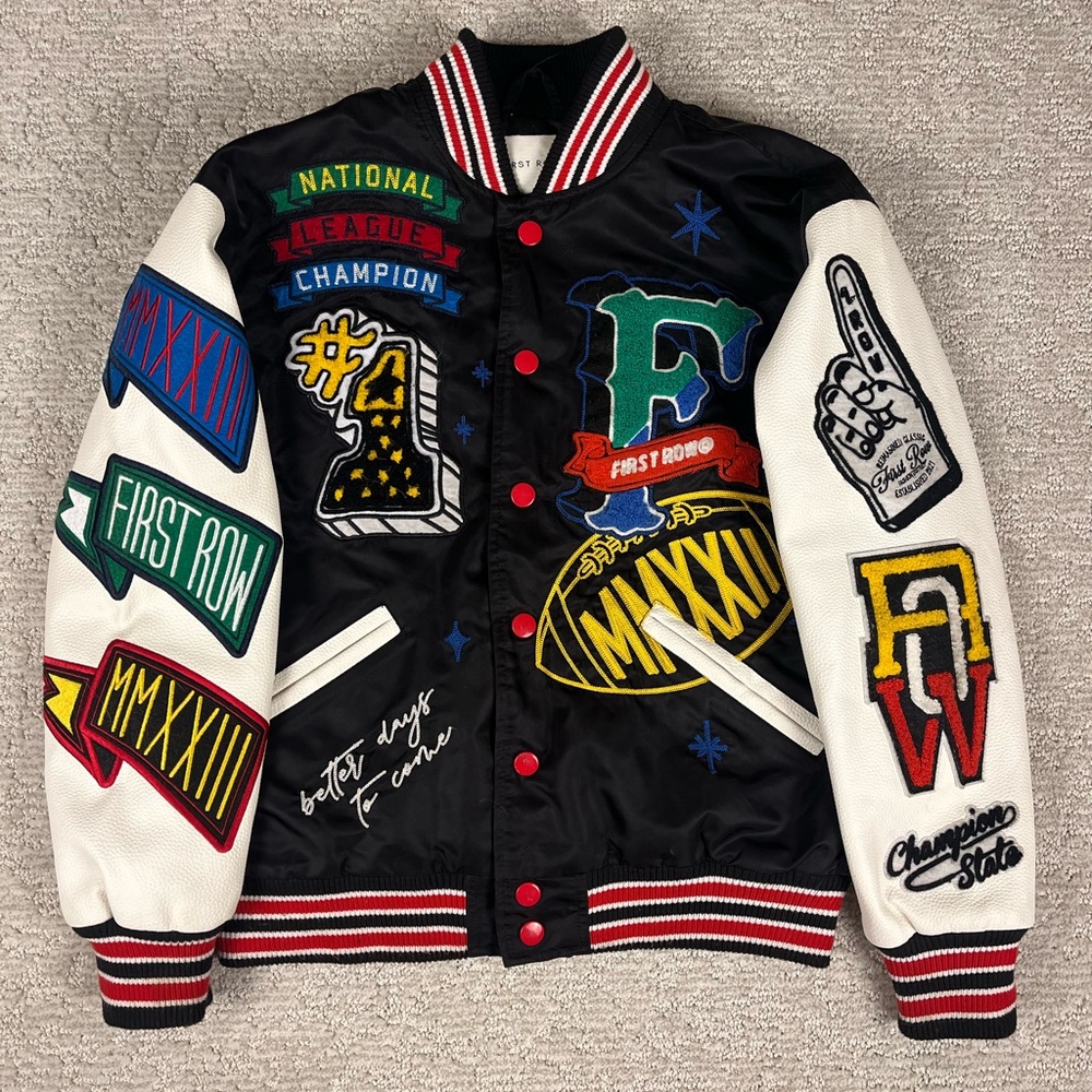 First Row Varsity Jacket Multicolor - image 1